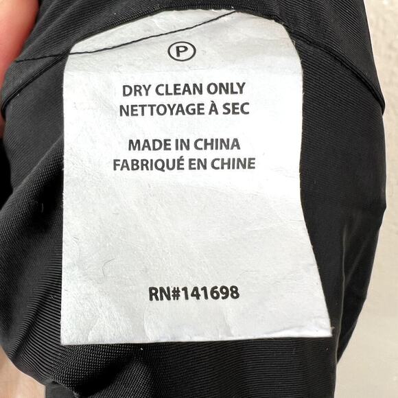 Ramy Brook Leanne Dress Midi Black Sequin Surplice V-Neck Sleeveless 8 NEW - Picture 7 of 10